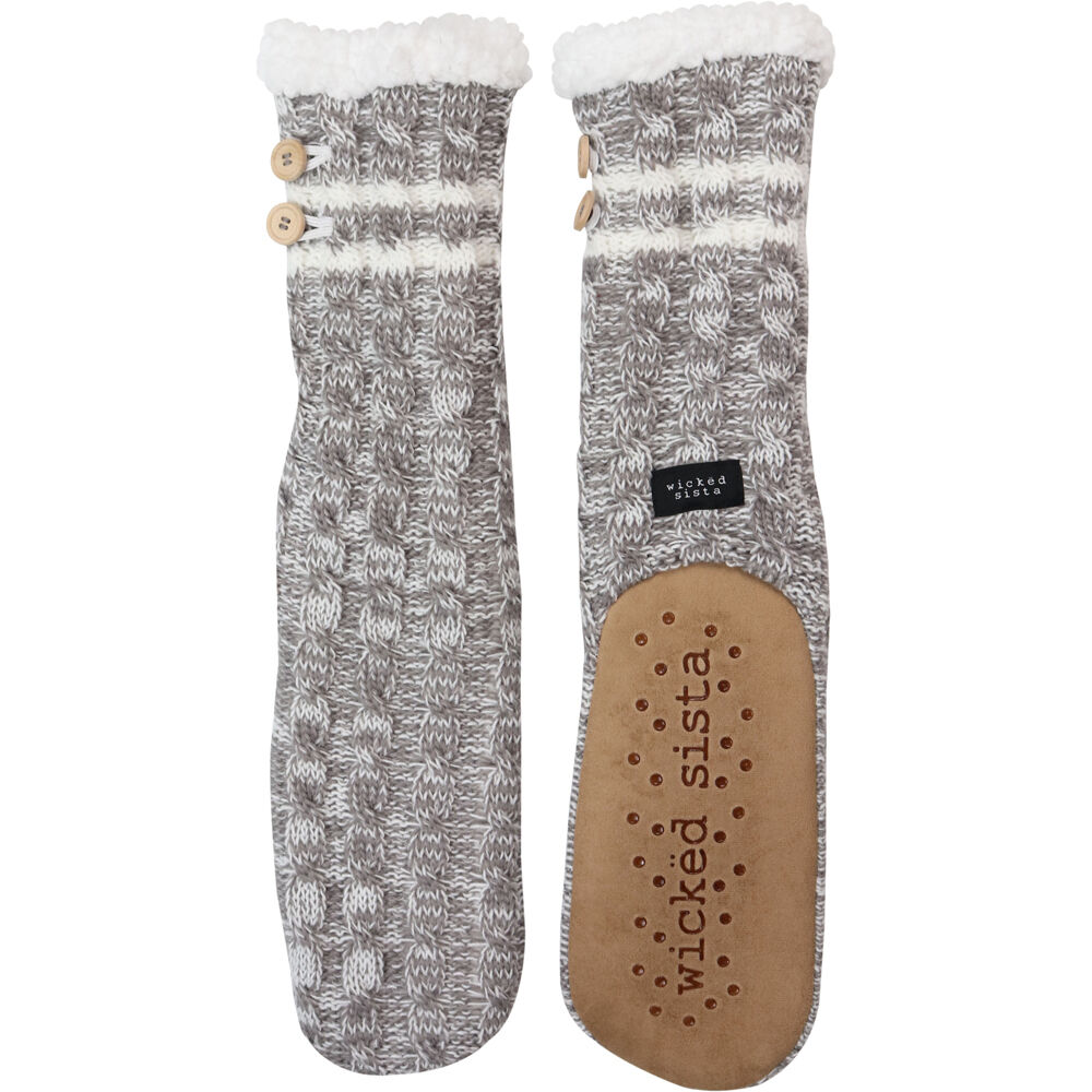 508861-wicked-sista-slipper-socks-cable-knit-non-slip-one-size-grey-white