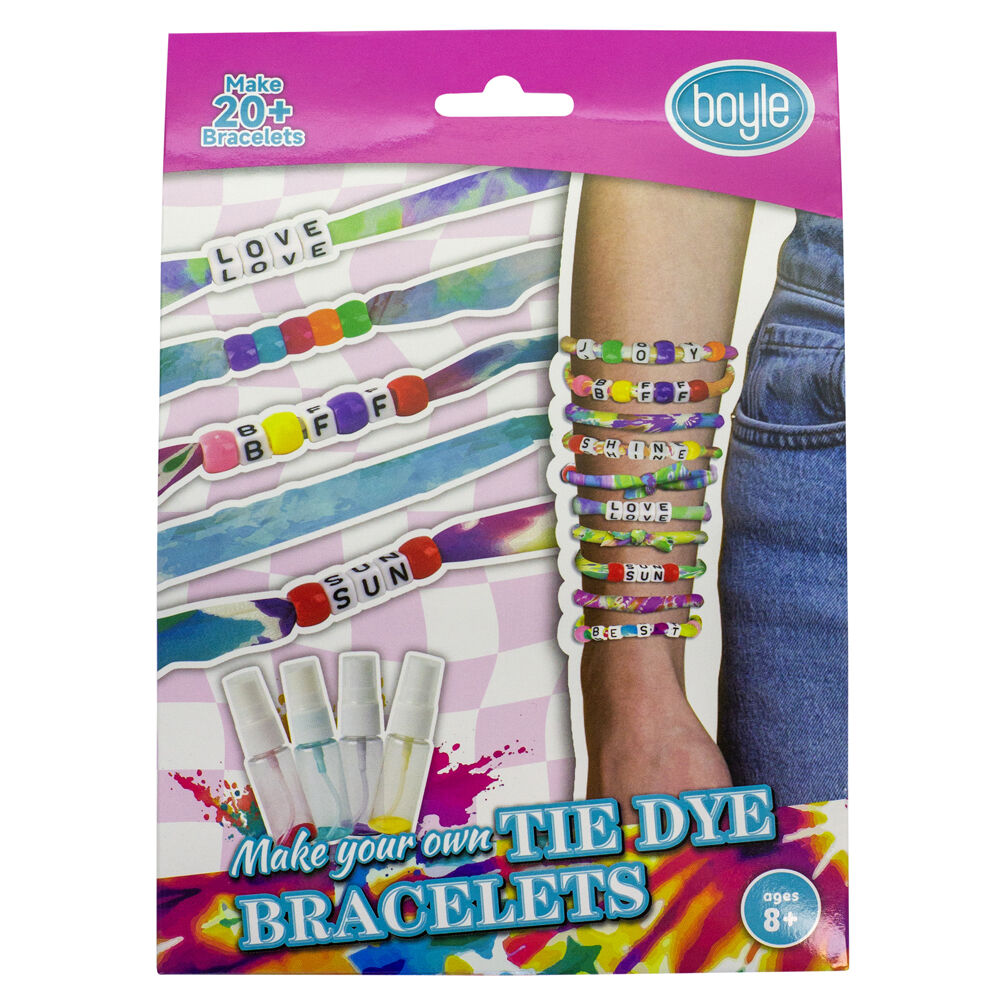 Boyle Personalized Bracelet Tie Dye Project Kids DIY Craft Kit 8y+