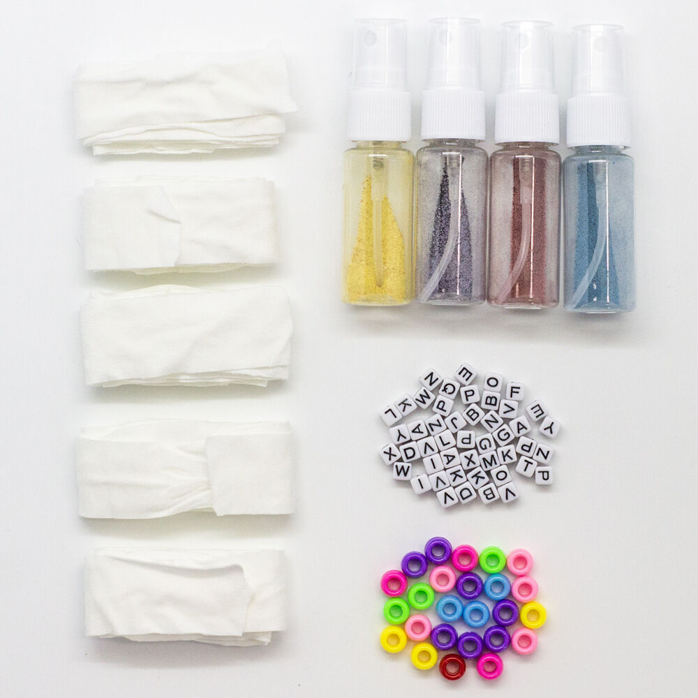 Boyle Personalized Bracelet Tie Dye Project Kids DIY Craft Kit 8y+