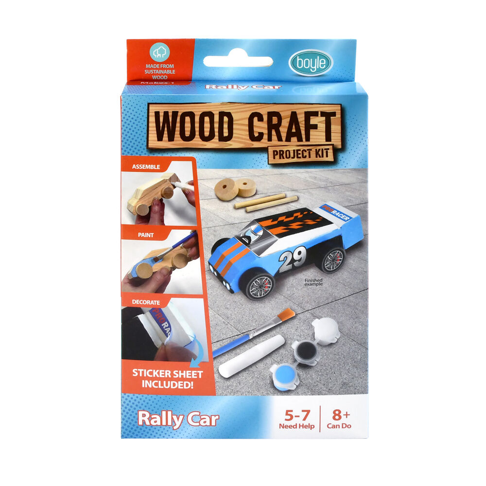 87001-boyle-wood-craft-project-kit-rally-car-kids-diy-8y
