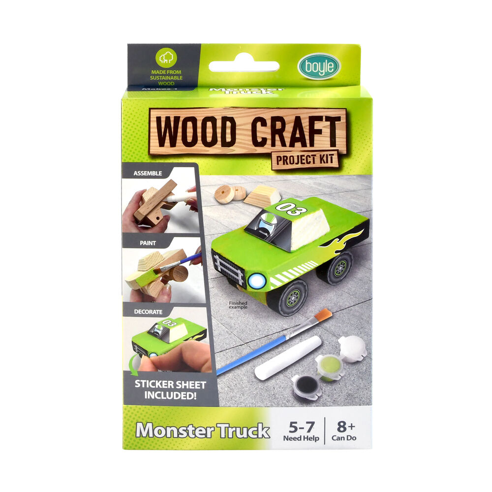 87002-boyle-wood-craft-project-kit-monster-truck-kids-diy-8y