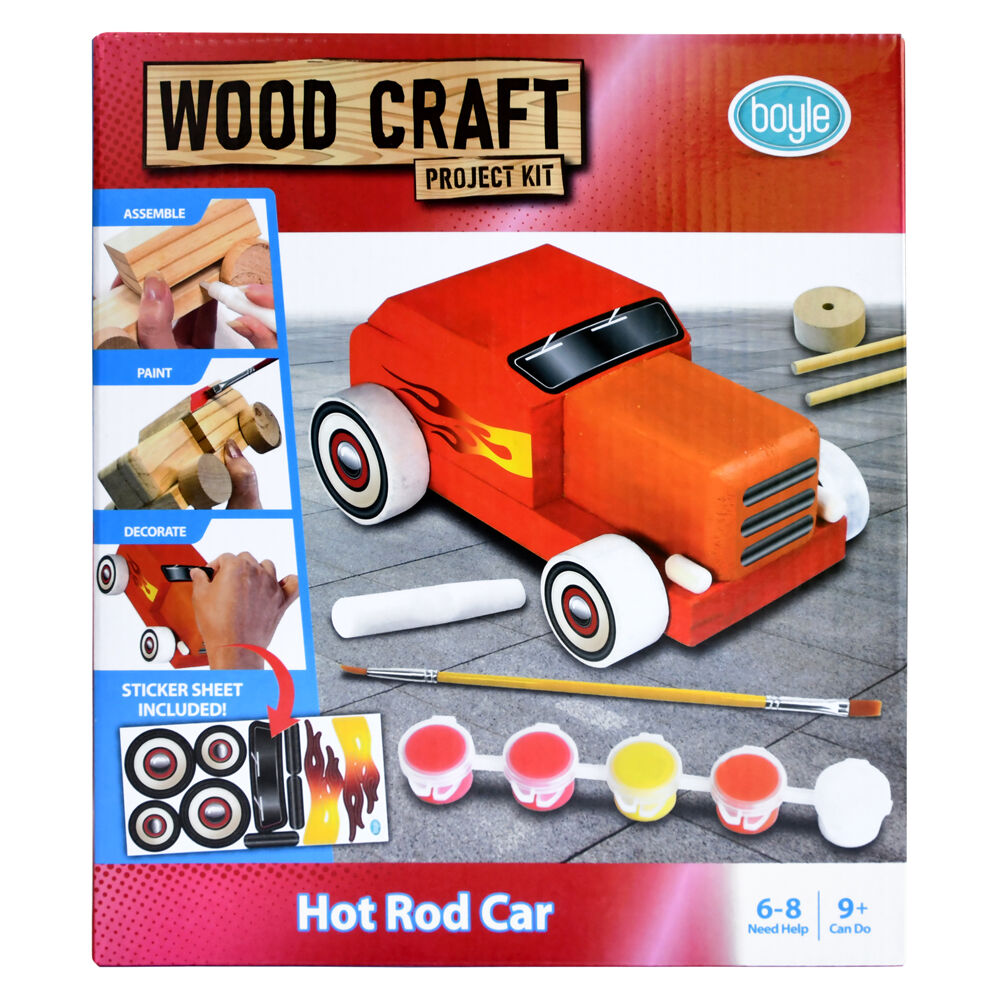 87106-boyle-wood-craft-project-kit-hot-rod-car-kids-diy-9y