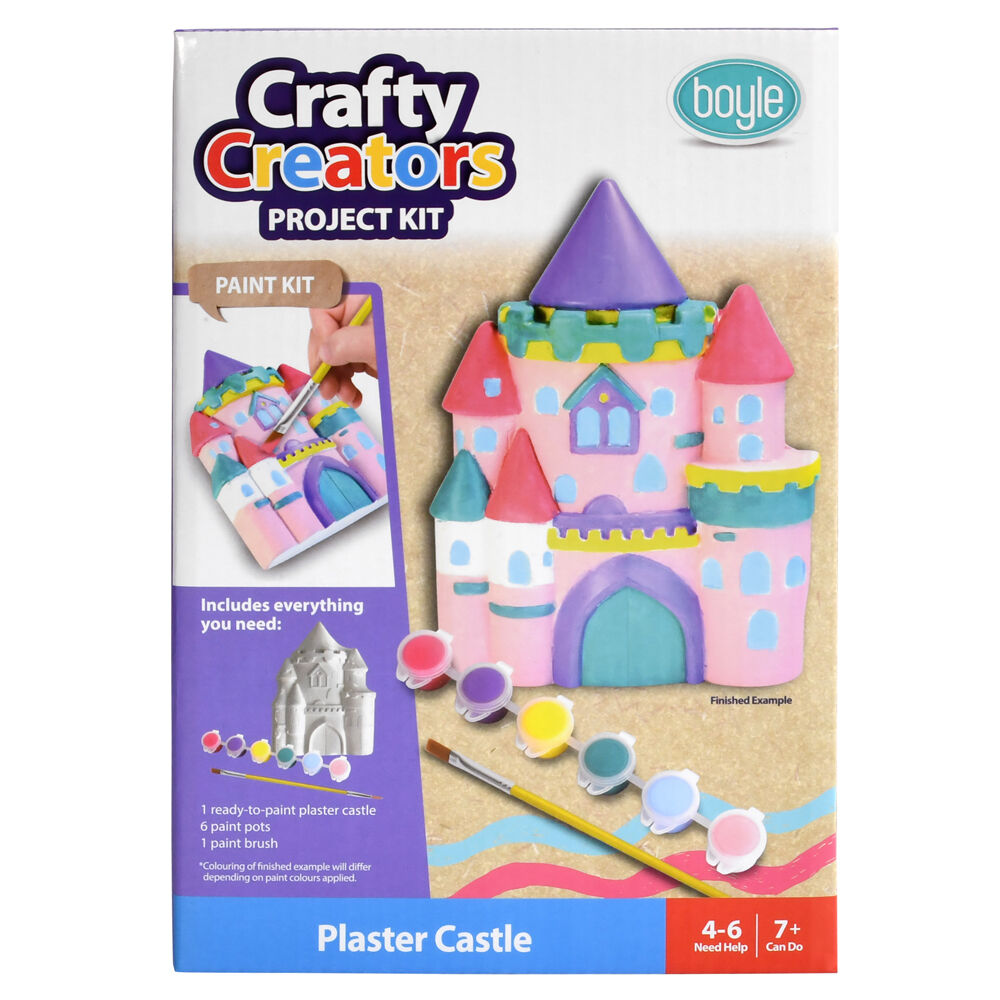 87200-boyle-crafty-creators-plaster-castle-paint-kit-kids-diy-craft-7y