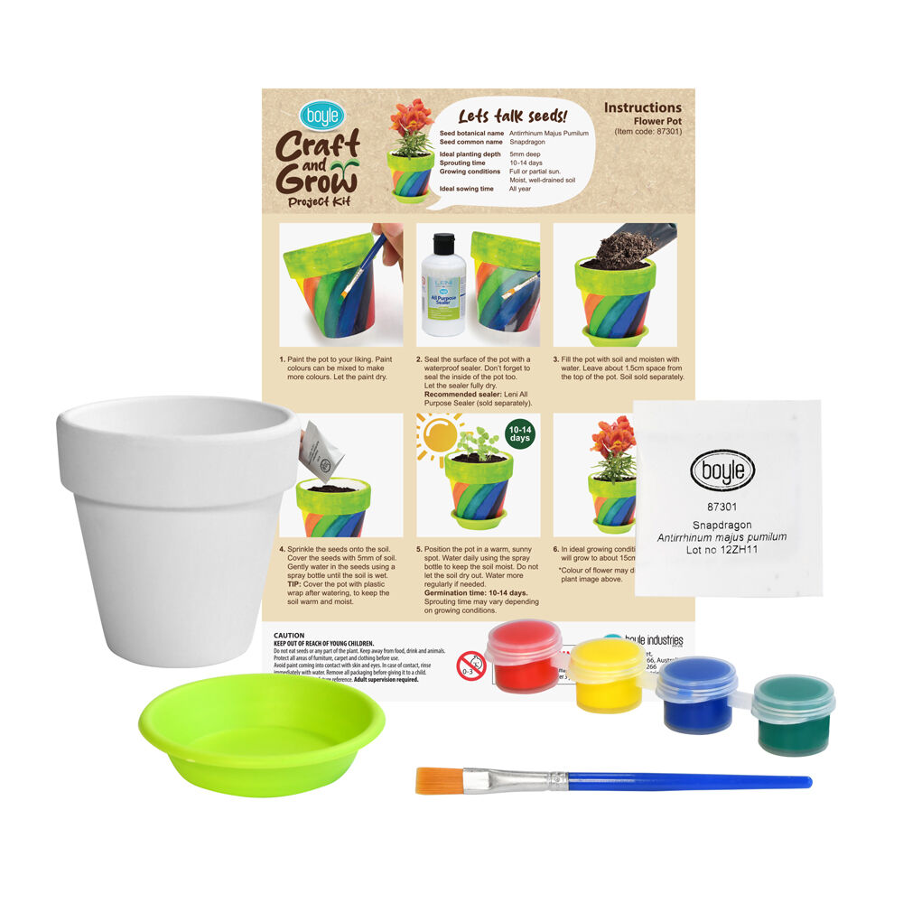 87301-boyle-craft-grow-project-kit-flower-pot-w-seeds-kids-activity-7y