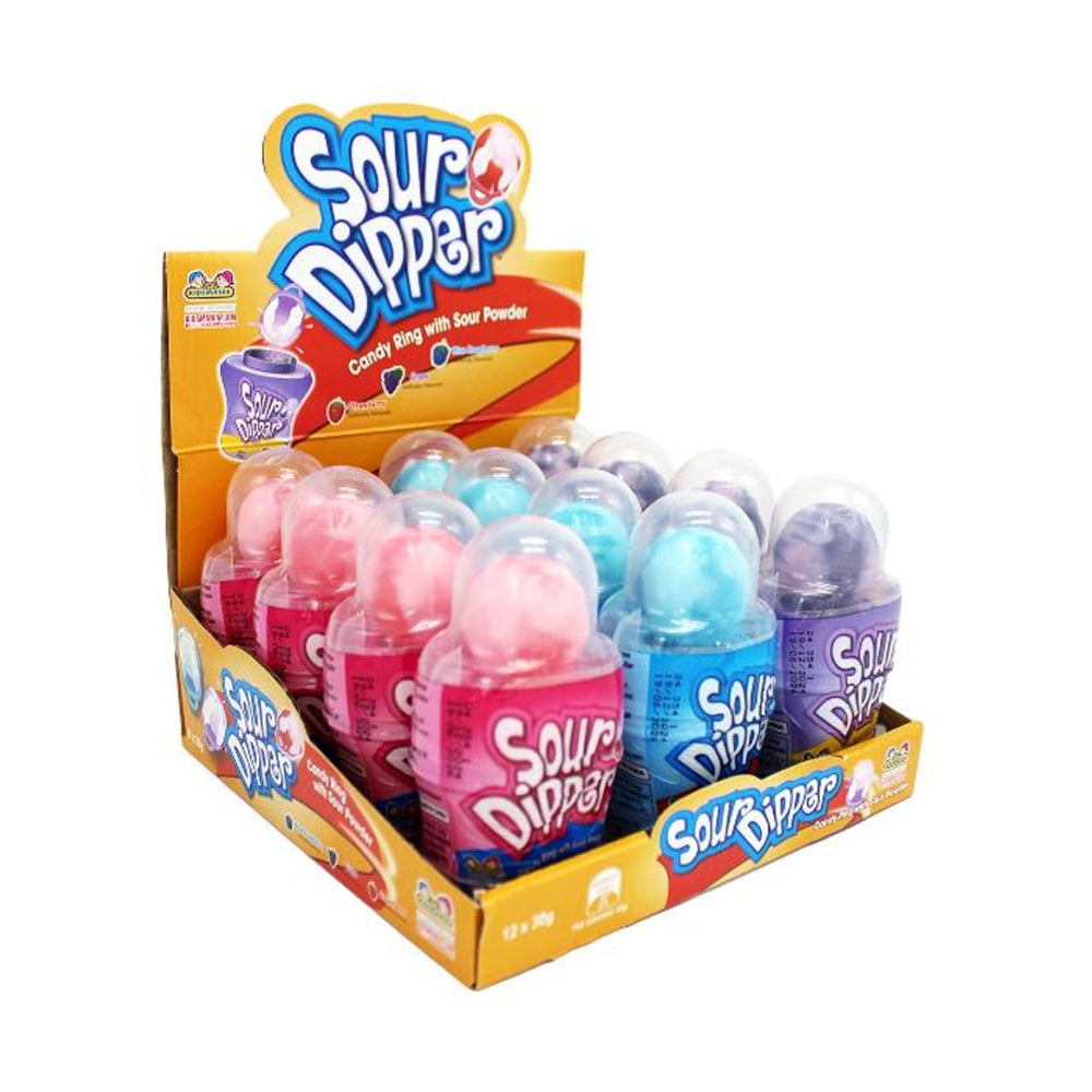Kidsmania Sour Dipper 30g Fruit Flavour Lollies/Gummies - Assorted — image 2
