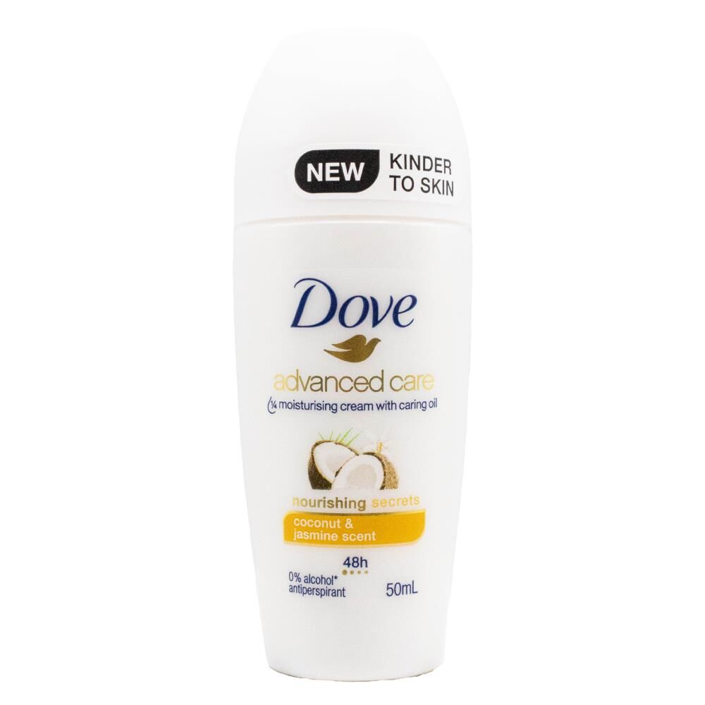 Dove 50ml Coconut & Jasmine Antiperspirant Roll-On Deodorant 48 Hour