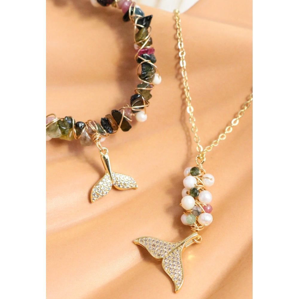 LVD Freshwater Pearl Autumn Necklace Women's Accessory 45cm — image 3