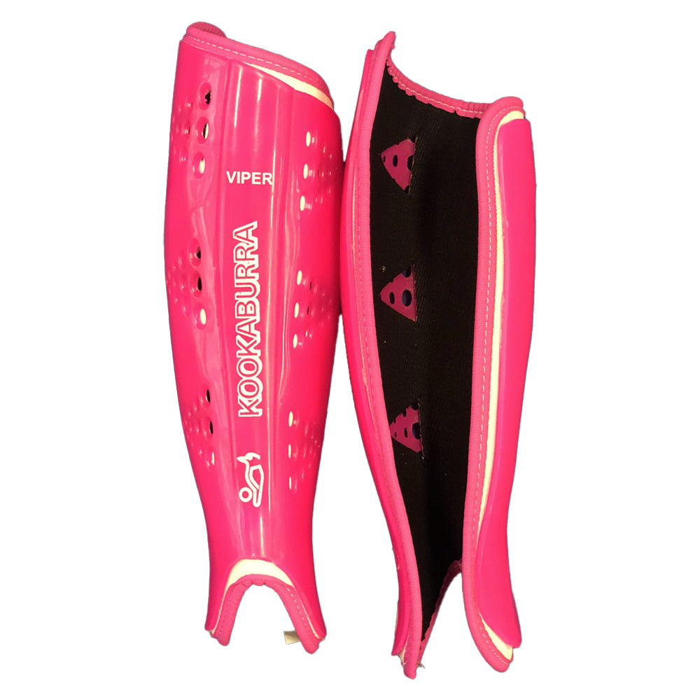 Kookaburra Viper Field Hockey Shinguards Protection Pair Pink Size Small