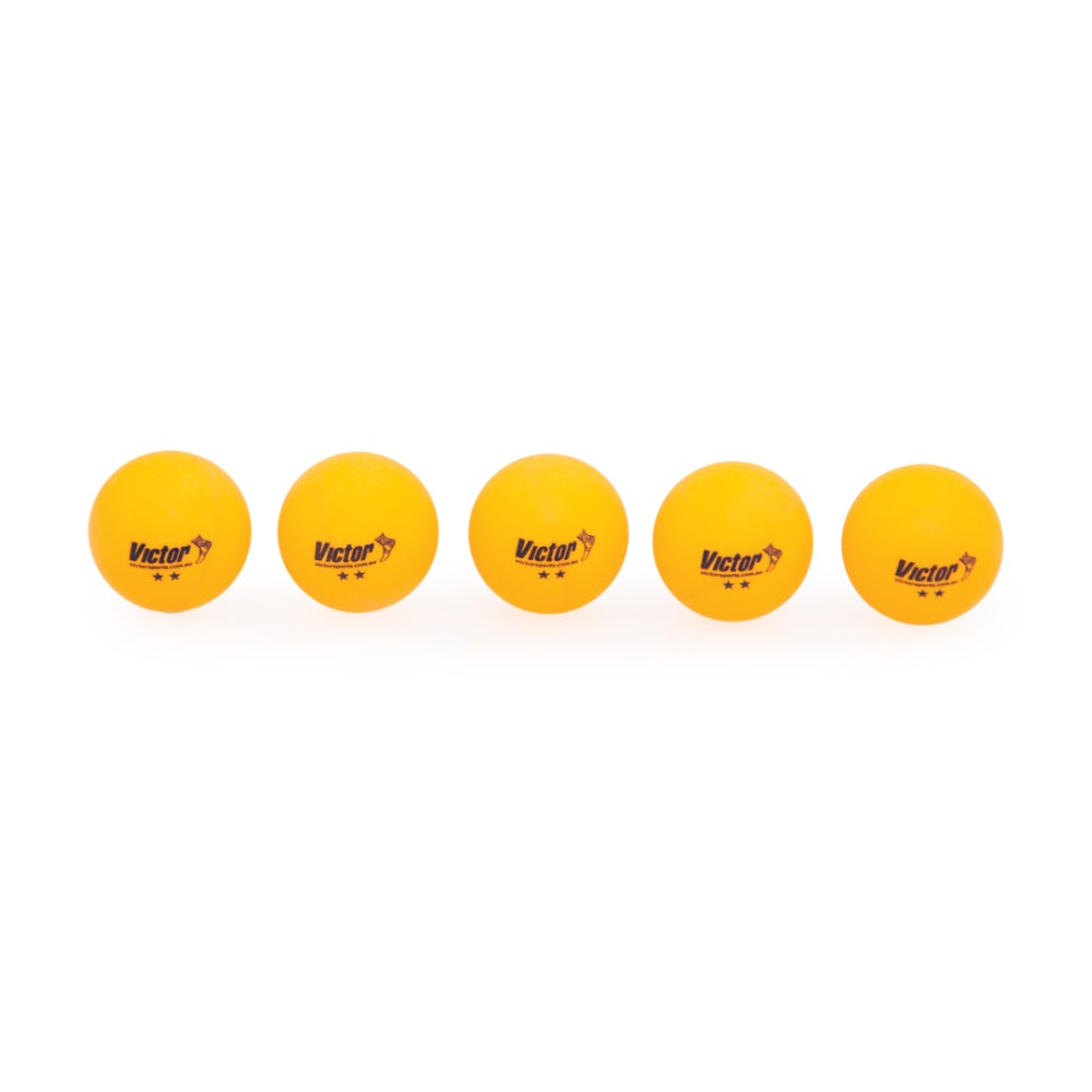 Victor Sports Victor Table Tennis Balls Bucket 2-Star Storage Container Orange (60 Pieces) — image 5