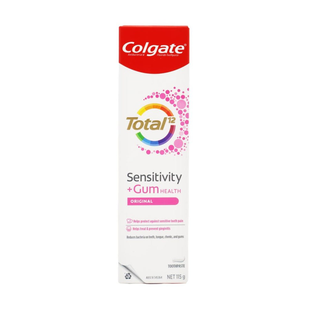 Colgate Toothpaste Total 12 Sensitivity And Gum Health Protection 115g Colgate (12 Pack) — image 2