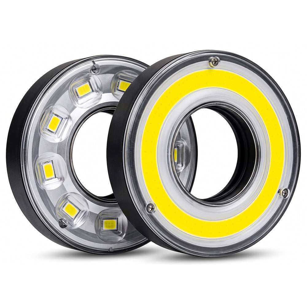 Tomcat 8.8cm COB/10 SMD 3W LED Puck Light Worklight 160 Lumens w/ AAA Batteries — image 2