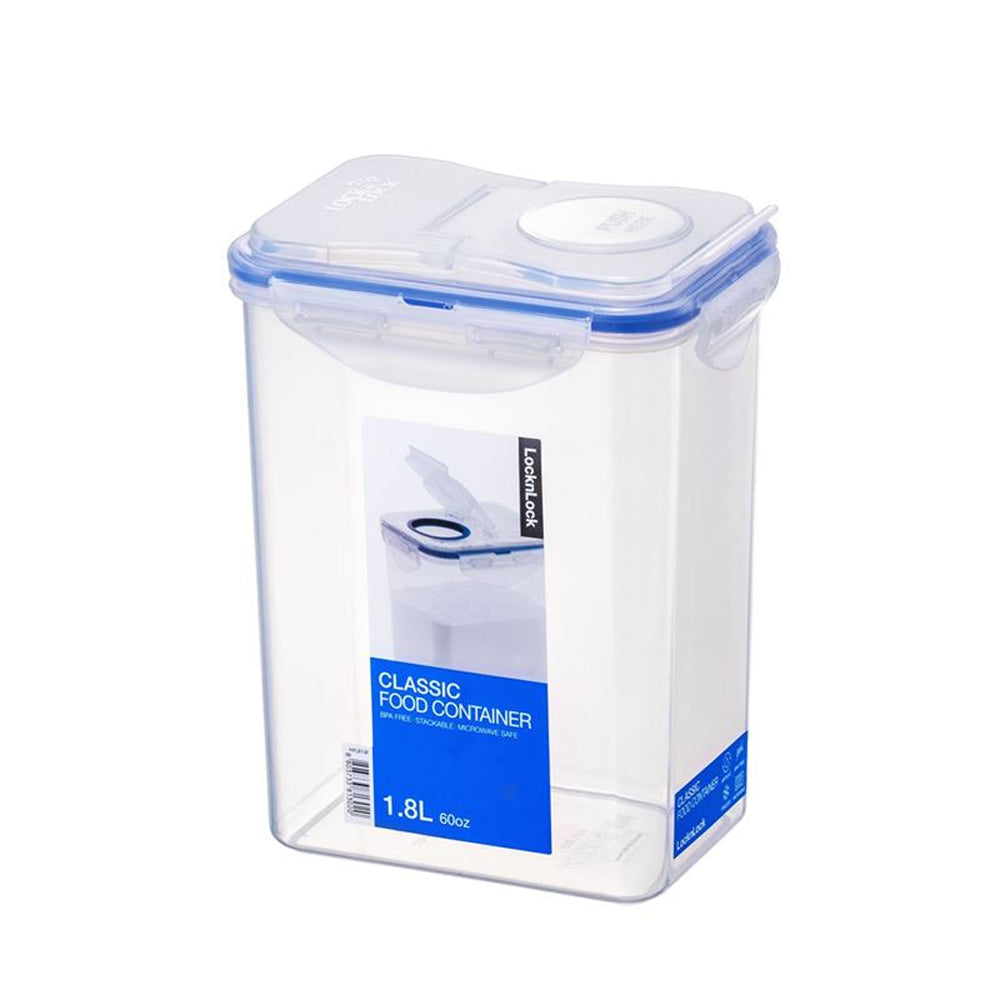 Locknlock Classic Stacking Food Grade Storage Container w/Pour Lid 1.8L (3 Pack) — image 2