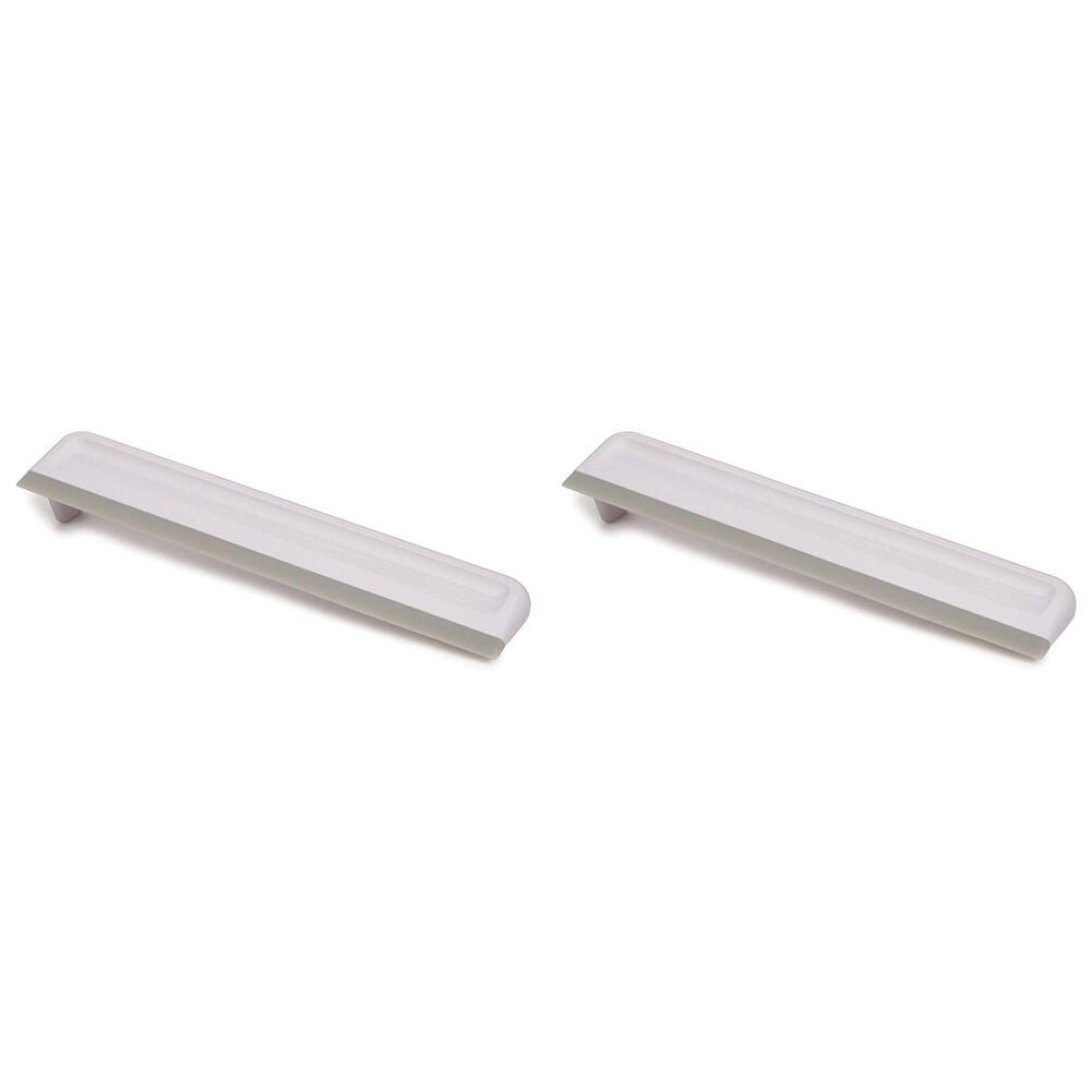 Joseph Joseph EasyStore Compact Shower Squeegee w/ Hanging Hook - Grey/White (2 Pack)