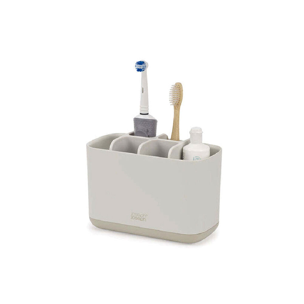 Joseph Joseph EasyStore 17cm Toothbrush Caddy Large - Ecru (2 Pack) — image 2