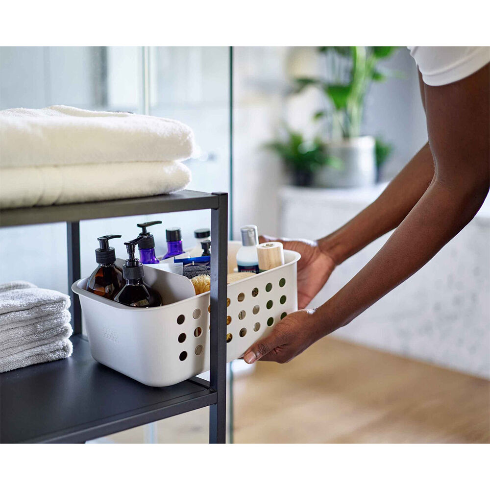 Joseph Joseph EasyStore 35cm Storage Basket Home Bath Organiser Large Ecru (2 Pack) — image 3
