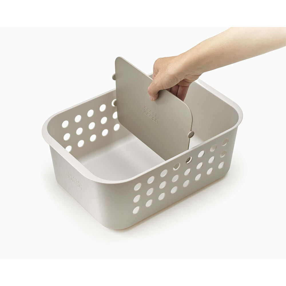 Joseph Joseph EasyStore 35cm Storage Basket Home Bath Organiser Large Ecru (2 Pack) — image 4