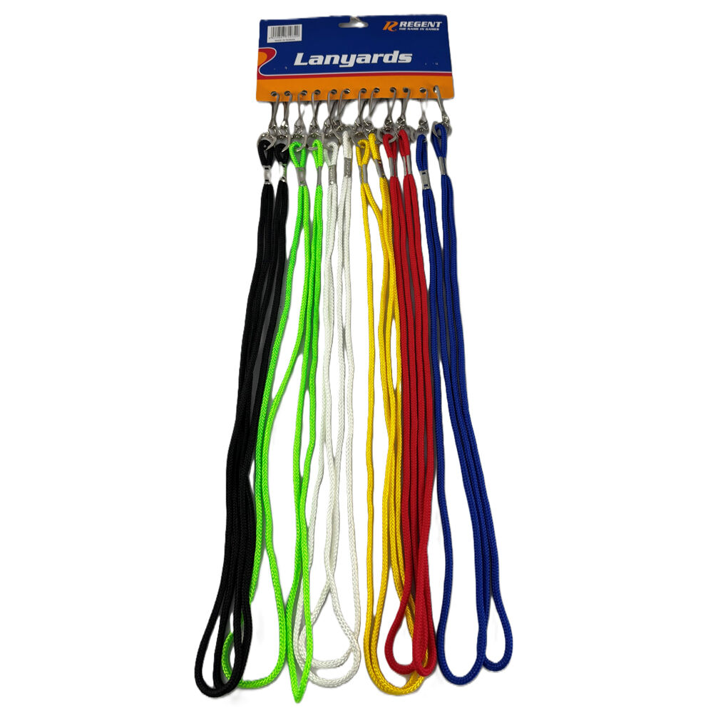 Regent All Purpose Versatile Durable Sturdy Lanyard Multi Colour (12 Pieces)
