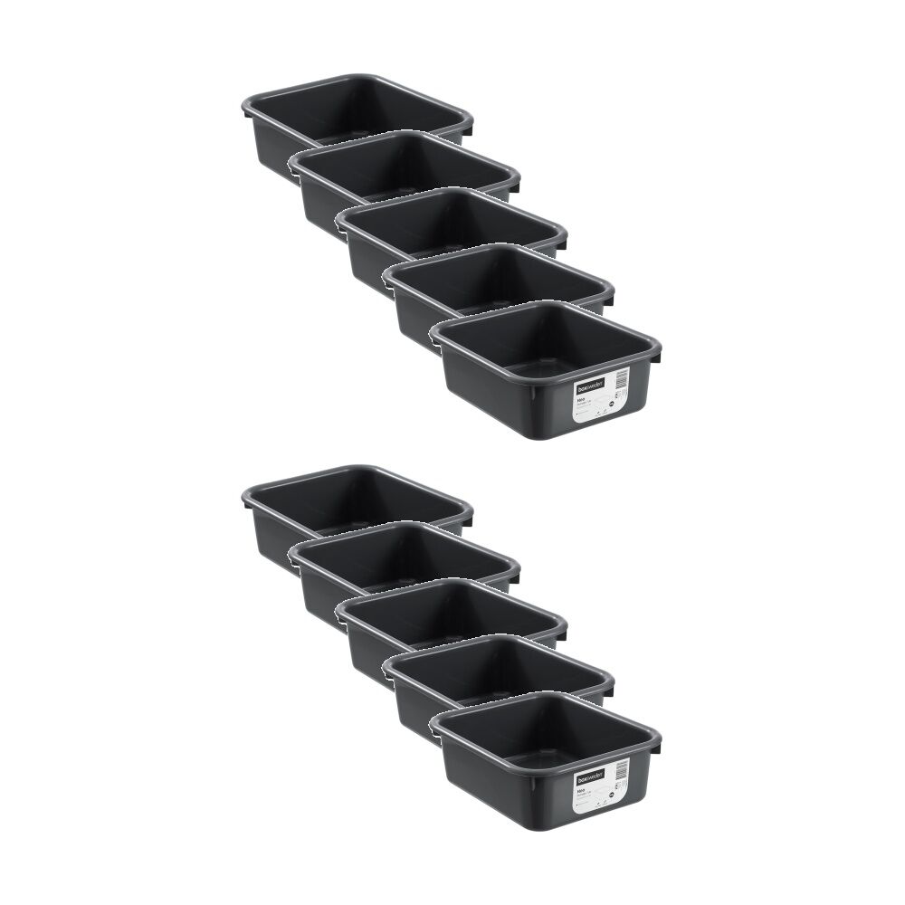 Boxsweden Neo Storage Tub 10L 36x30x12cm Home Organisation Assorted (10 Pack)
