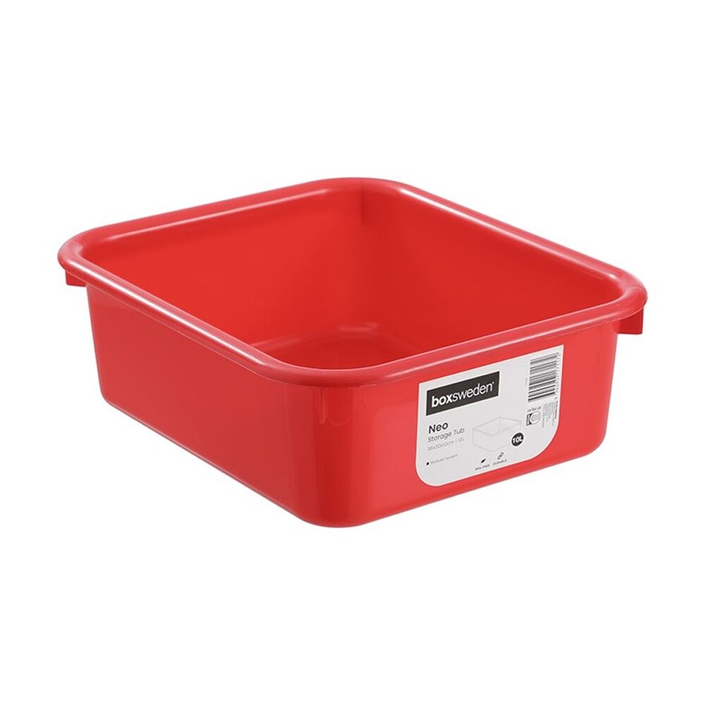Boxsweden Neo Storage Tub 10L 36x30x12cm Home Organisation Assorted (10 Pack) — image 8