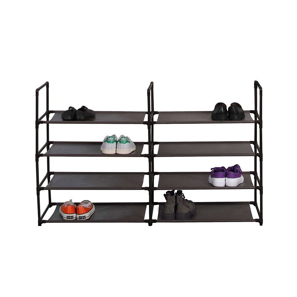 Boxsweden Durable 8 Tier Stackable Standing Shoe Home Organiser/Storage (2 Pack) — image 2