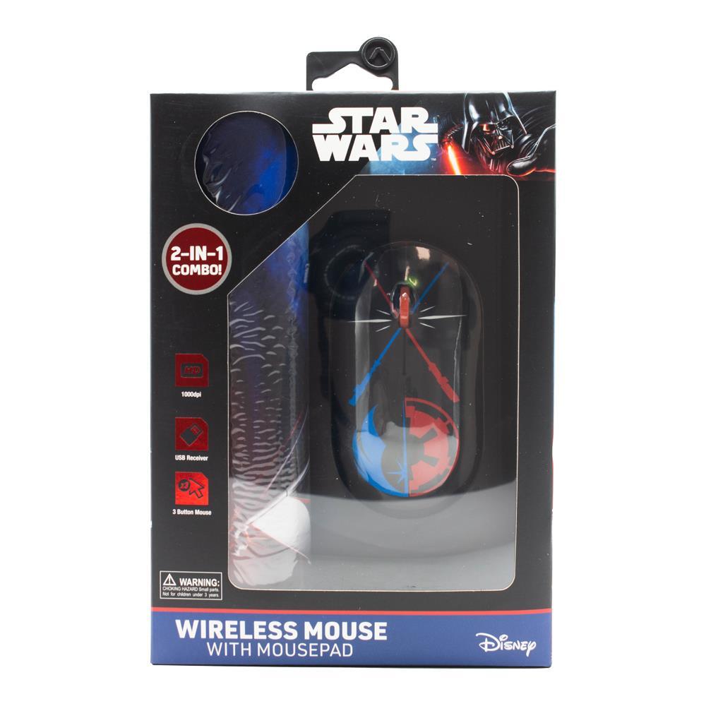 Disney Star Wars Bluetooth Wireless Mouse w/ Mousepad Computer Accessory (2 Pack) — image 2