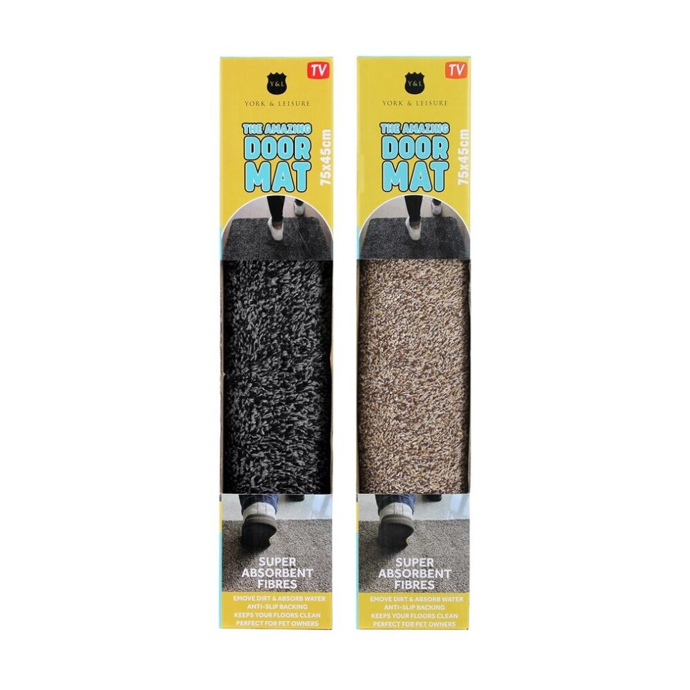 Boxsweden The Amazing Door Mat 75x45cm Remove Dirt & Absorb Water Assorted — image 2