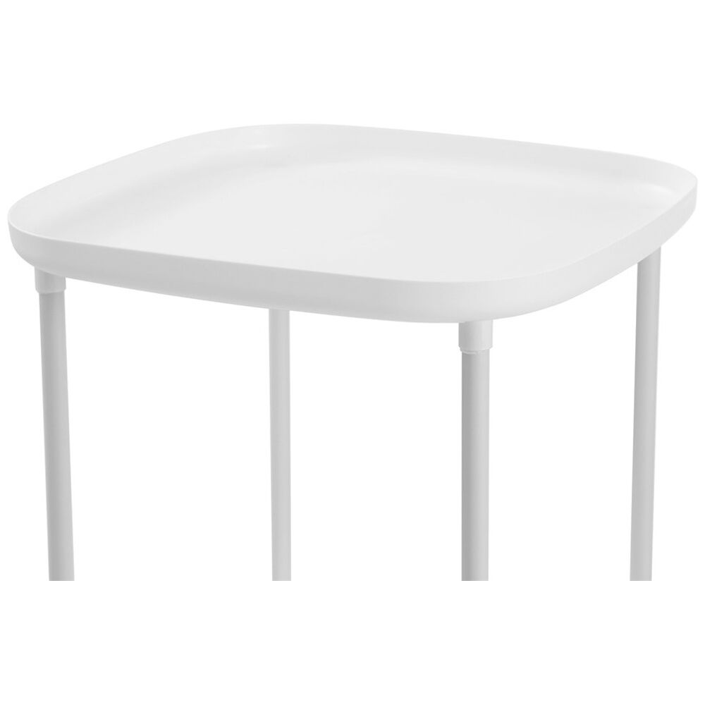 Boxsweden Luno 2 Tier Side Table w/ Wheels 39x39x50cm Durable Design Assorted — image 5