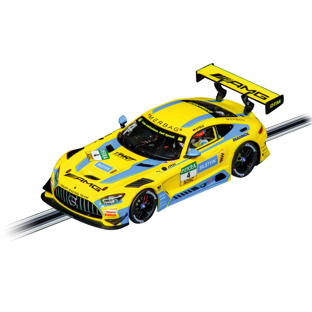 72227775-carrera-mercedes-amg-gt3-evo-team-hrt-4-dtm-2023-slot-car-toy-yellow-8y
