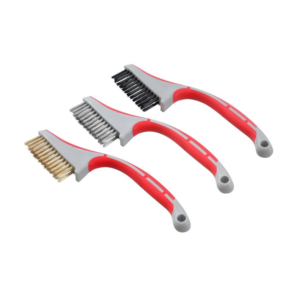 Boxsweden 3pc Boxsweden Prime Wire Brush Set Heavy Duty Bristles for Cleaning (12 Pack) — image 8