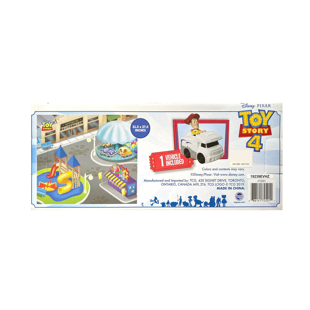 Disney Pixar Toy Story 80x70cm Megamat Playmat Kids 3y+ w/Vehicle Asst (3 Pack) — image 8