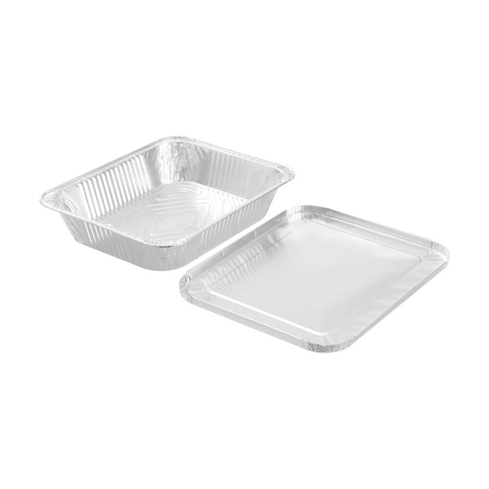 Lemon and Lime 5pc Lemon and Lime Foil Tray With Lid 32x26x6.5cm Kitchenware (5 Pack) — image 9