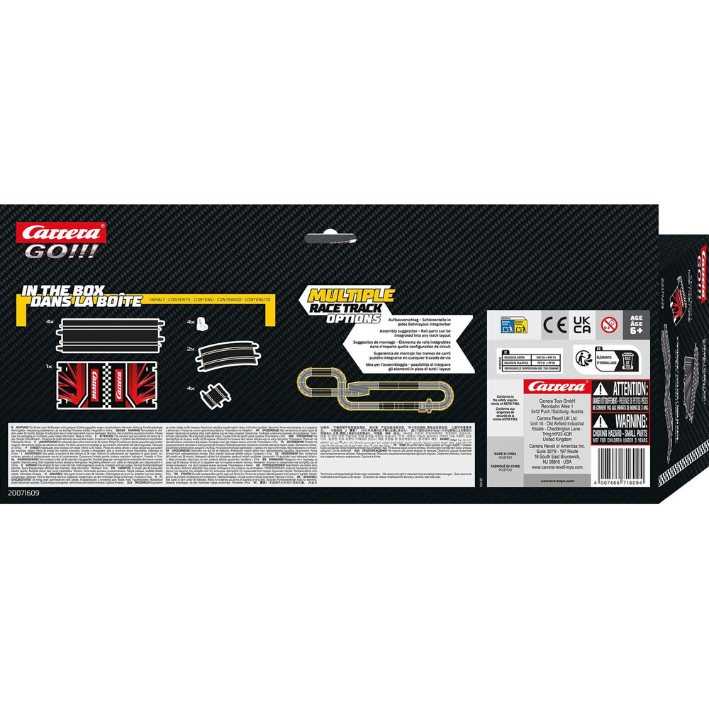 Carrera 4.5x39x15.5cm Super Hump Extension Pack - Set & 4 Straight Track — image 2