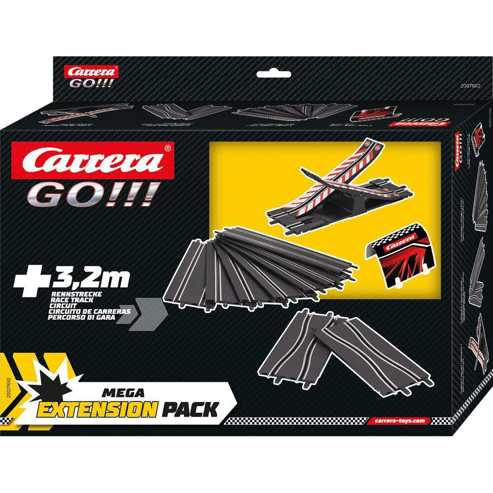 Carrera 4.5x39x15.5cm Seesaw Extension Pack - Set, 7 Straight & 2 Chicane Track