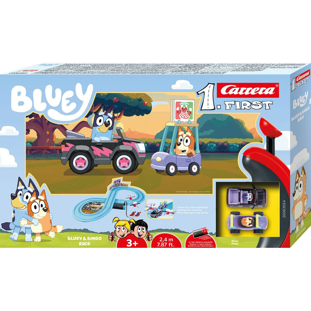 Carrera 2.4m First Bluey - Bluey&Bingo Race Slot Car Racing Track Kids Toy — image 5