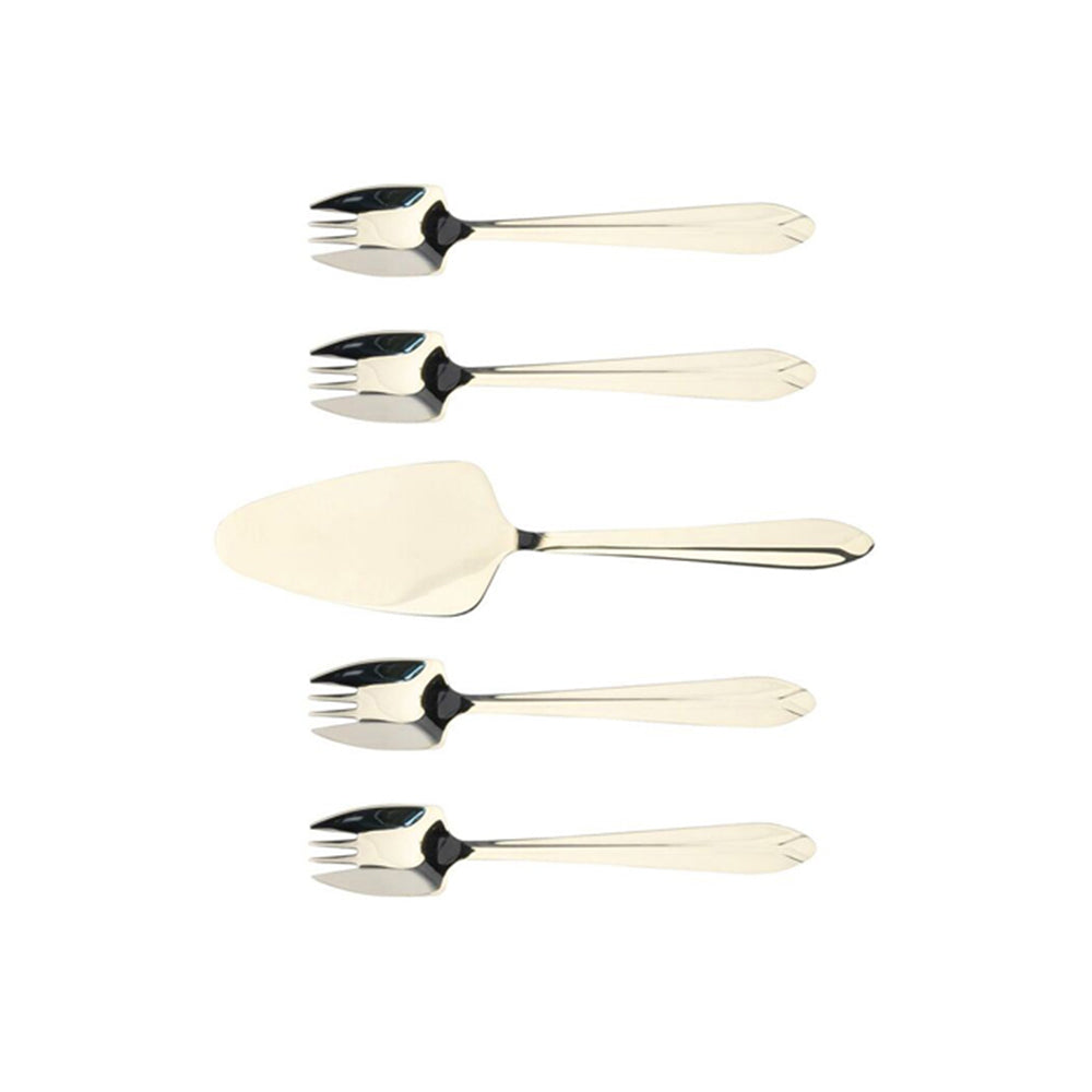 74137-5pc-splayd-stainless-steel-mirror-cake-server-w-spork-silver