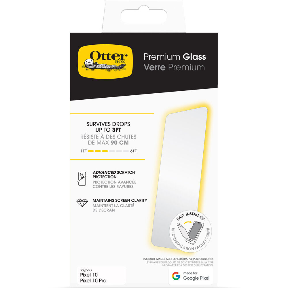 Otterbox Clear Premium Glass Screen Protector for Google Pixel 10 & 10 Pro — image 4