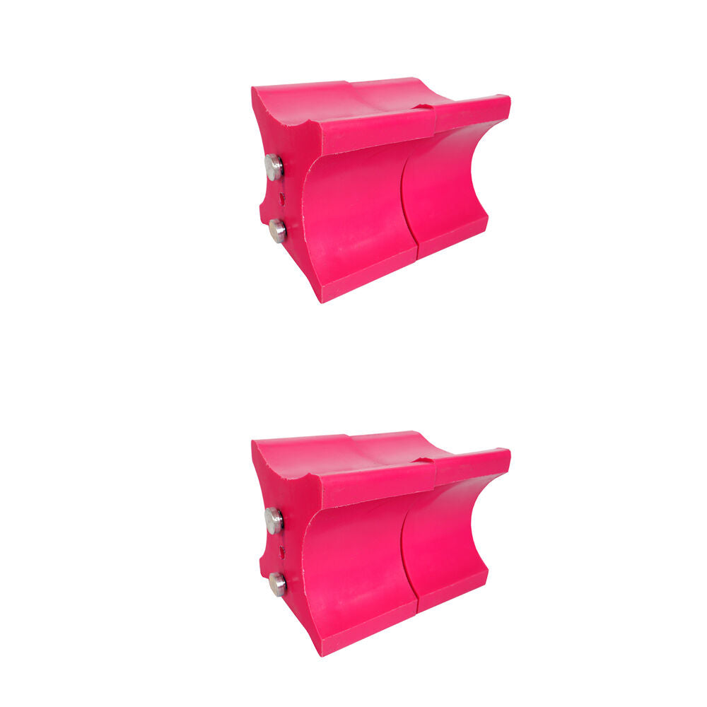 Agboss 2pc AgBoss Equestrian Show Jumping Keyhole Jump Cup Inserts Pink (2 Pack)