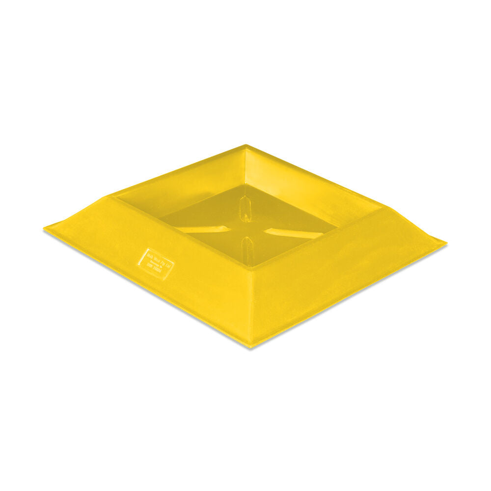 Agboss 25L Yellow Equine and Livestock Can't Tip Sturdy Trough