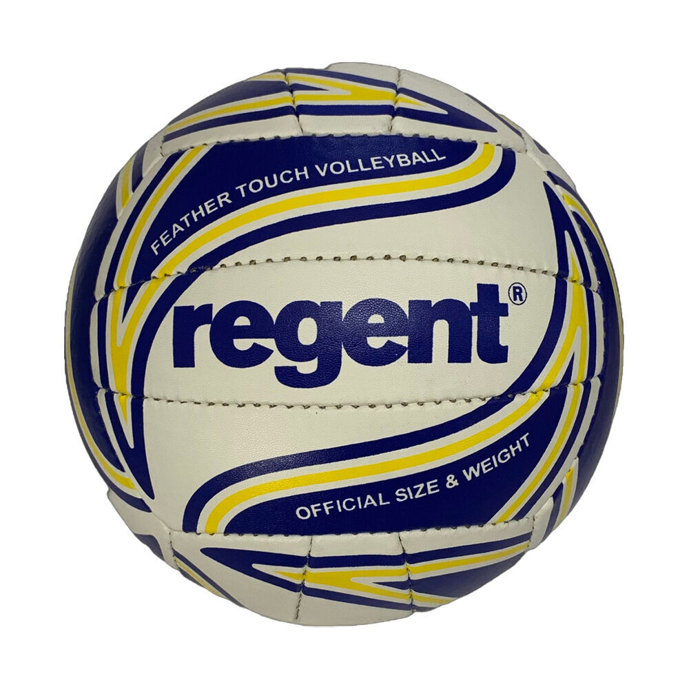 Regent Offical Sized Feather Touch Volleyball Playing/Training Multi Colour (2 Pack) — image 2