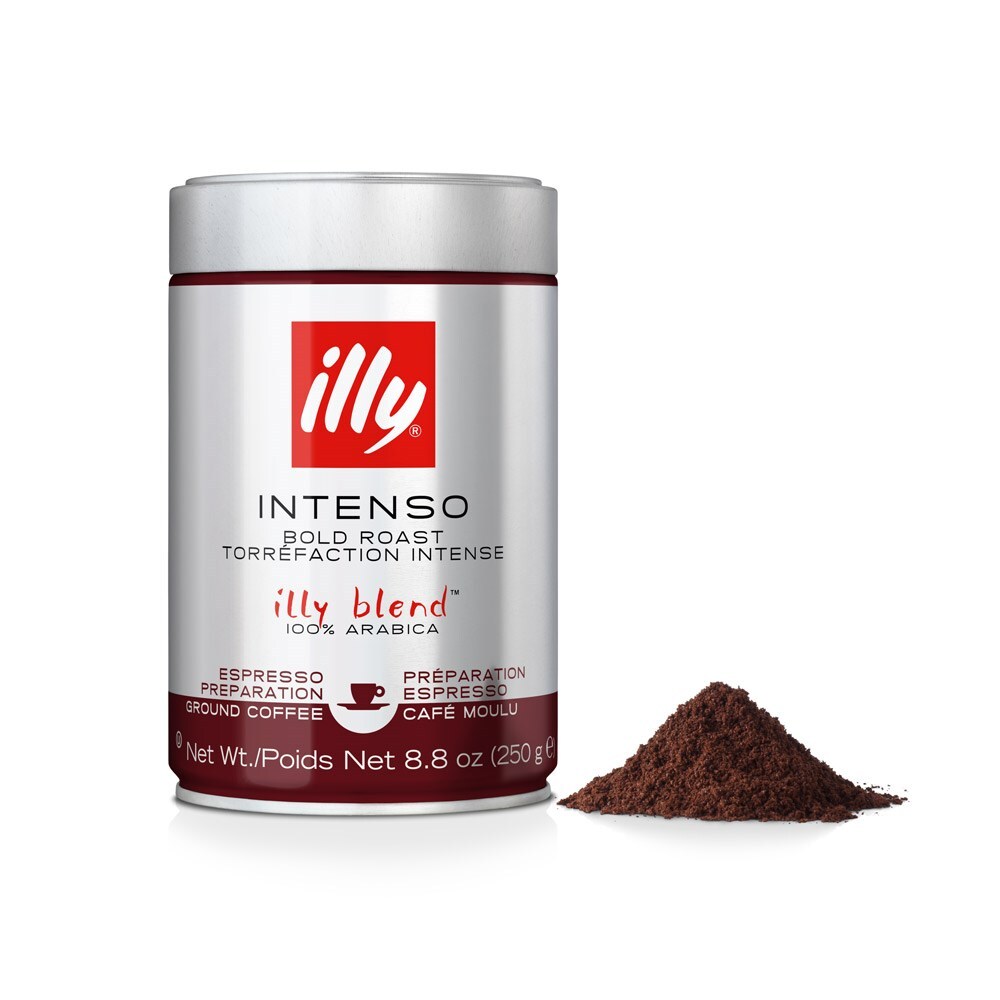 Illy 250g Intenso Espresso Arabica Ground Coffee Robust/Bold Roast/Full Body (3 Pack) — image 2
