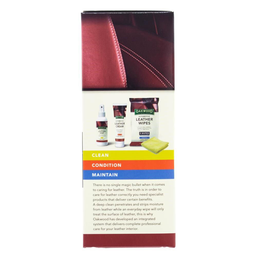 Oakwood Automotive Leather Protection Pack Car Vehicle Cleaning (4 Pieces) — image 2