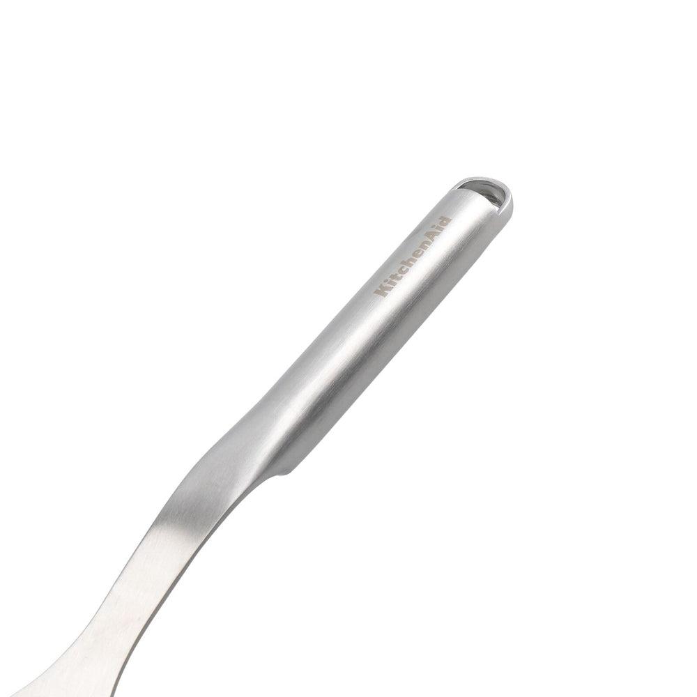 Kitchenaid Stainless Steel Solid Turner Kitchen Cooking Utensil 35cm Silver (2 Pack) — image 6