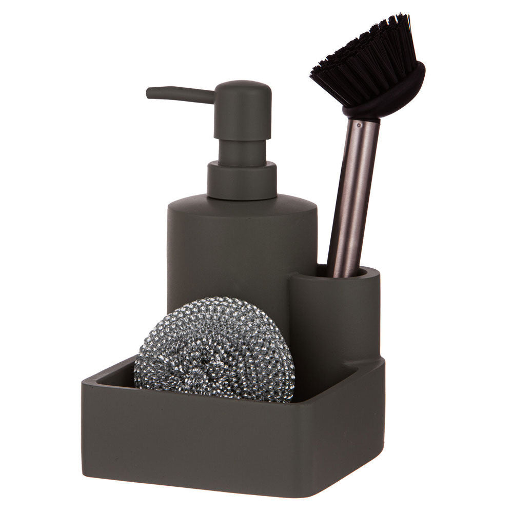 80289-3pc-ladelle-essentials-kitchen-cleaning-set-pump-brush-scourer-charcoal