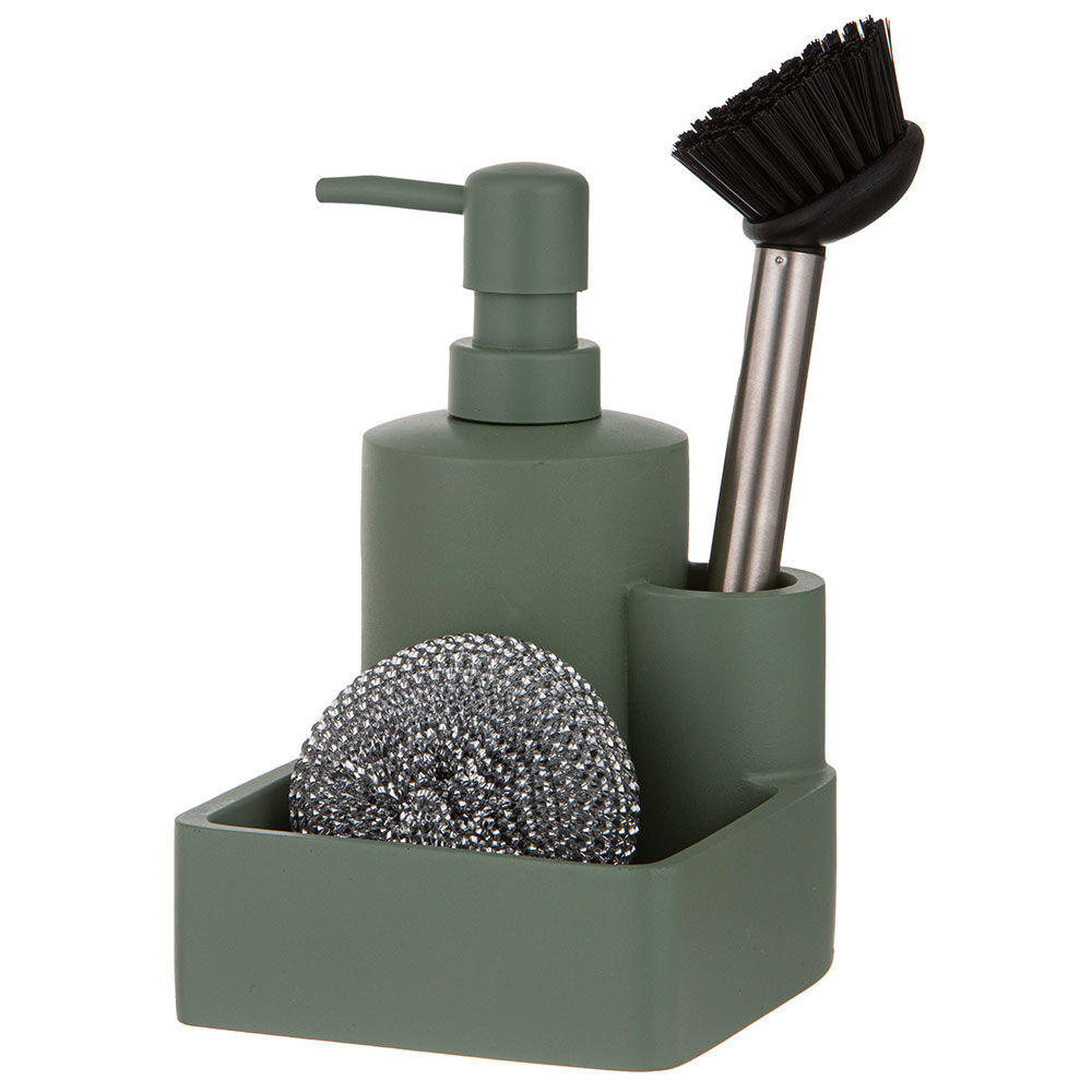 80292-3pc-ladelle-essentials-kitchen-cleaning-set-pump-brush-scourer-sage