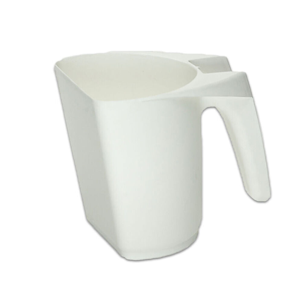 Agboss 1kg White Pet and Livestock Plastic Food Scoop FeedMaxx