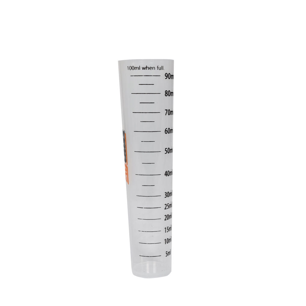 Agboss PourMaxx Chemical Resistant Measuring Cylinder 100ml Clear; (5 Pack) — image 2