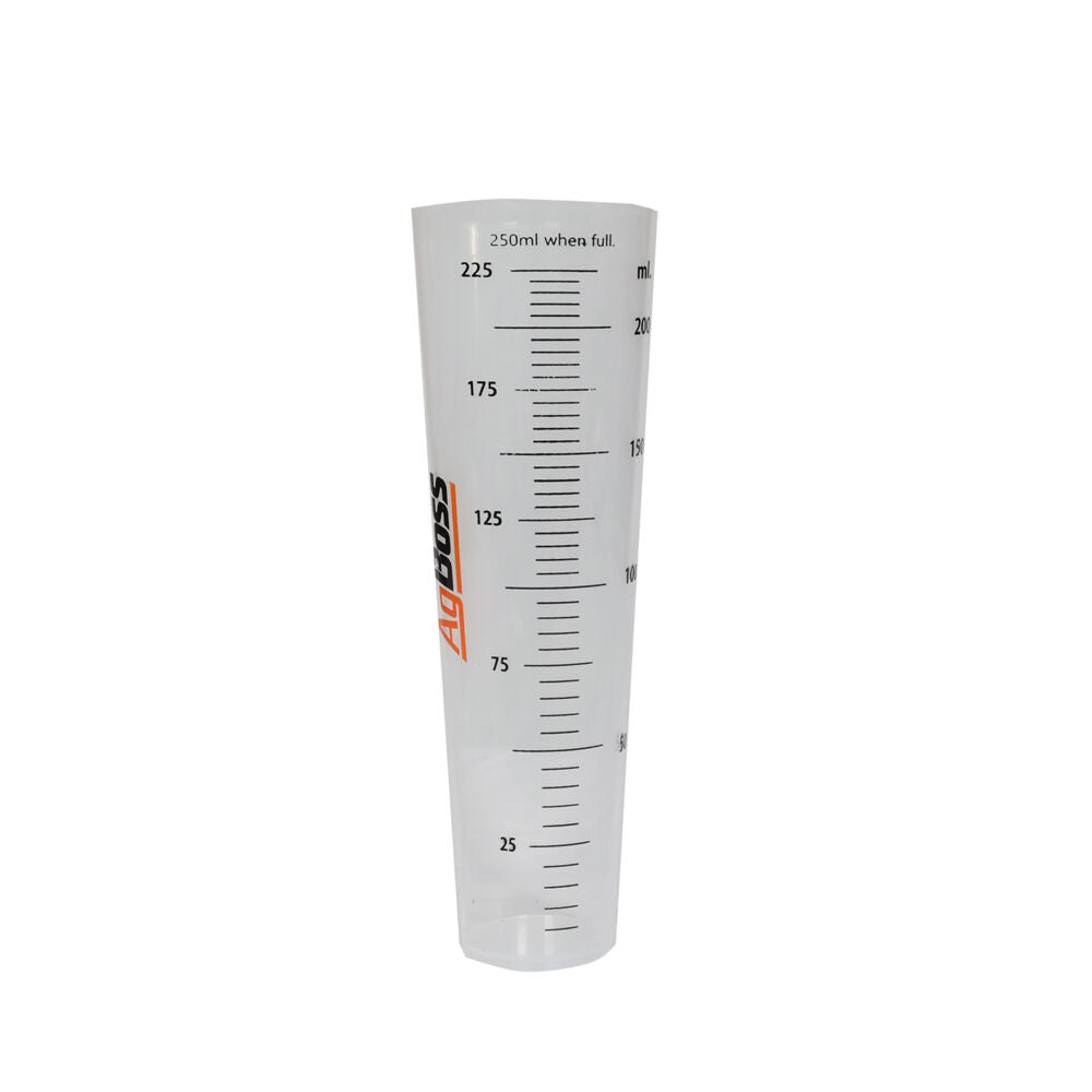 Agboss 250ml Clear; PourMaxx Chemical Resistant Measuring Cylinder With Logo