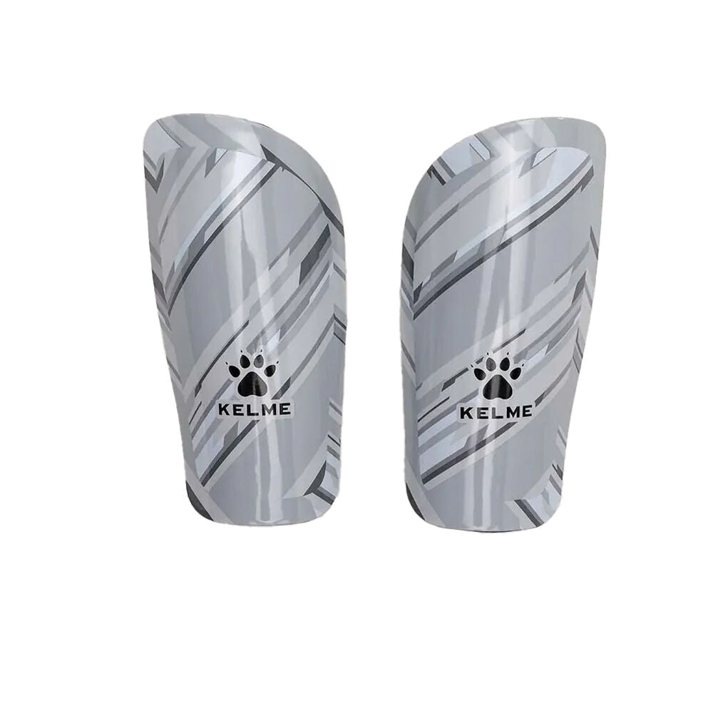 Kelme Medium Grey Shin Pads/Leg Protection for Soccer/Football Kids/Adults