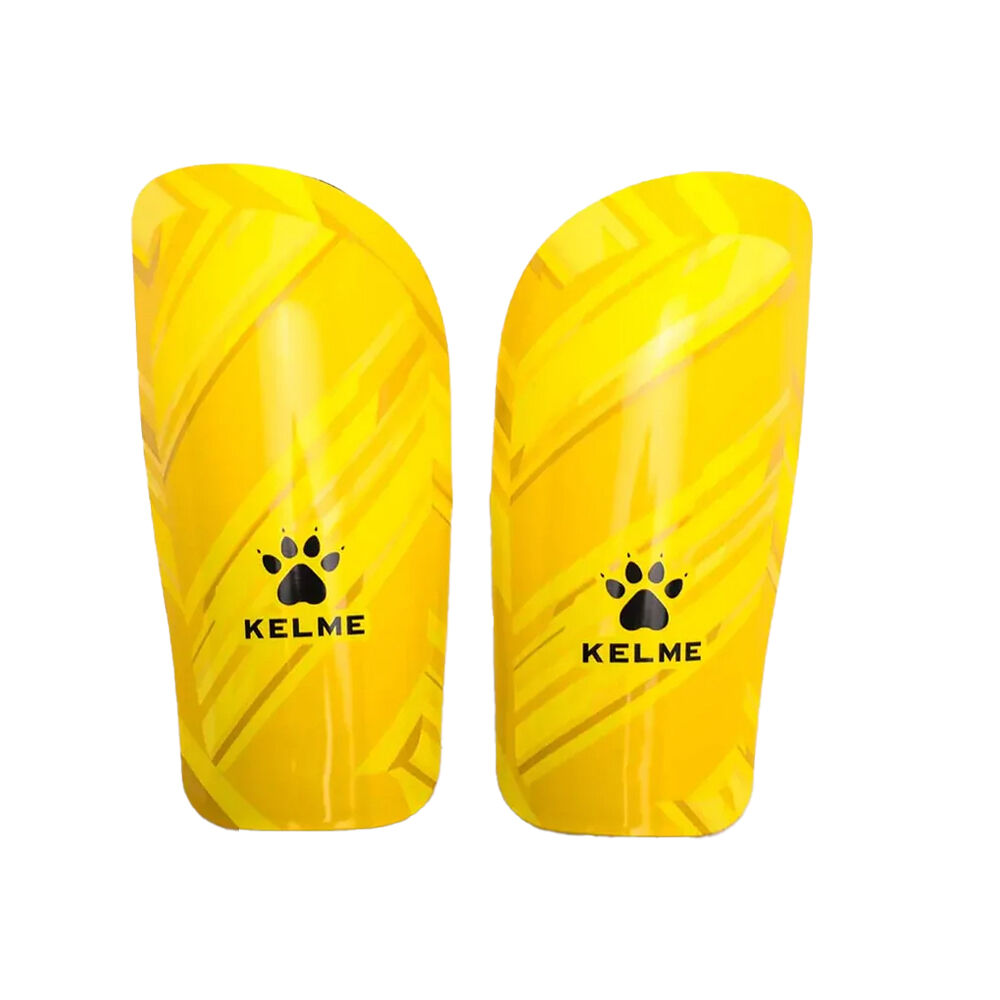 Kelme Medium Yellow Shin Pads/Leg Protection for Soccer/Football Kids/Adults