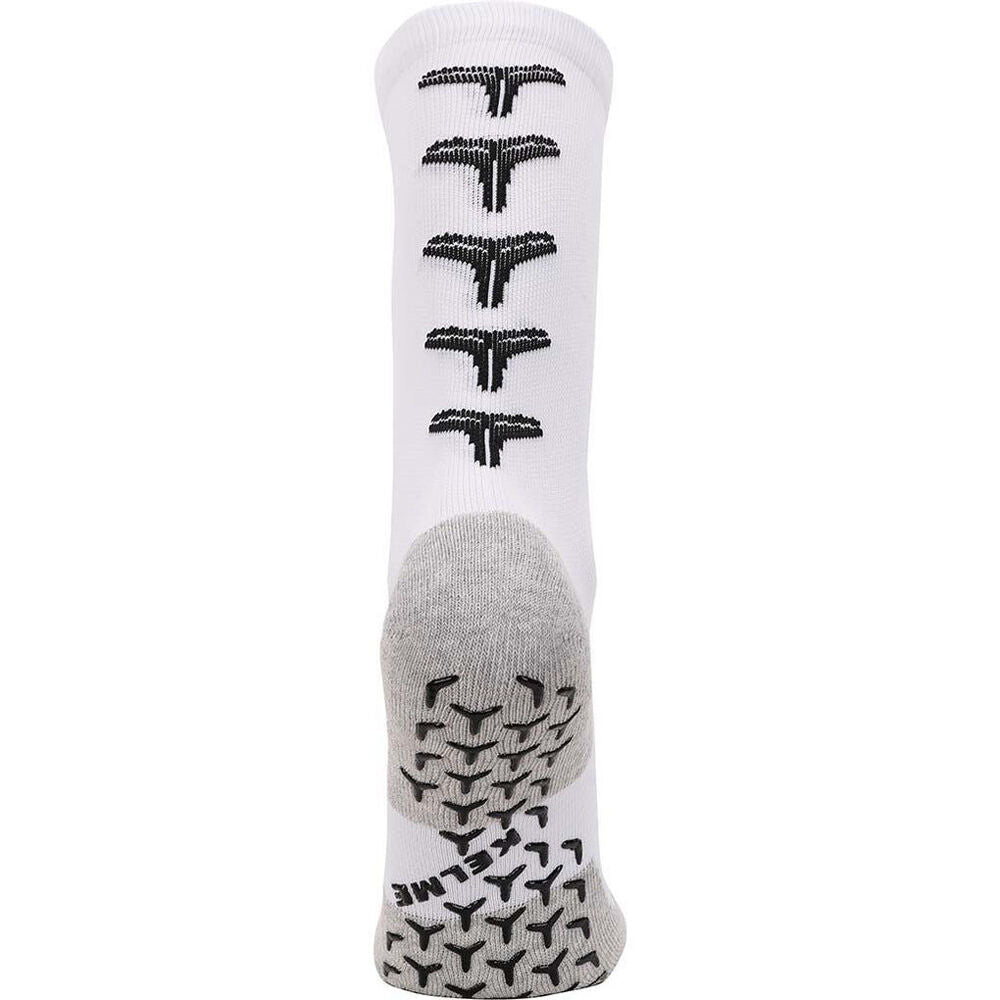 Kelme Sport Mid-Length Football Soccer Grip Socks Anti Slip White/Black — image 3
